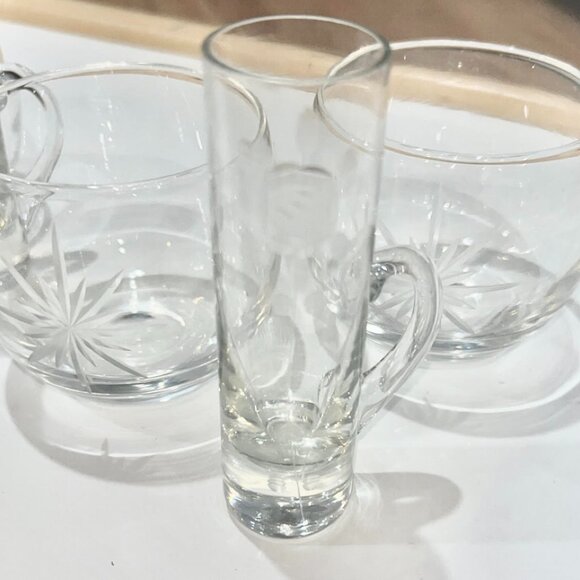🔴SOLD🔴 Used Great Condition 6 Piece Set 3 Shot Glasses 3 Glasses - Picture 6 of 7